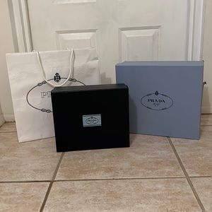 PRADA *100% Authentic* Bundle of boxes and shopping bag